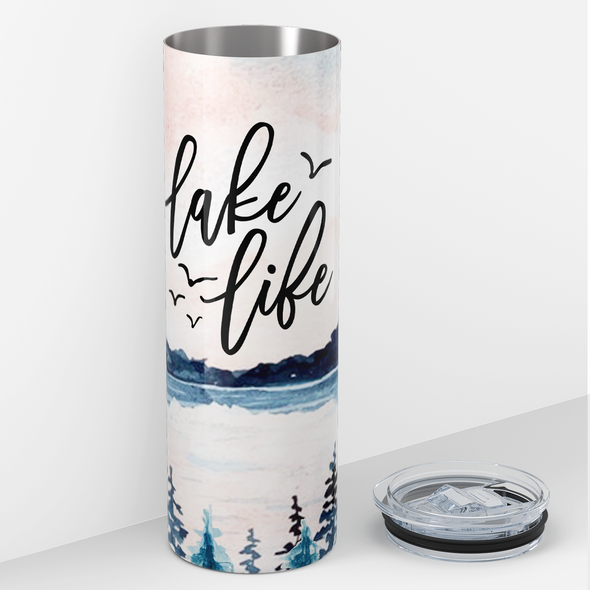 Lake Life Scenery 20oz Skinny Tumbler