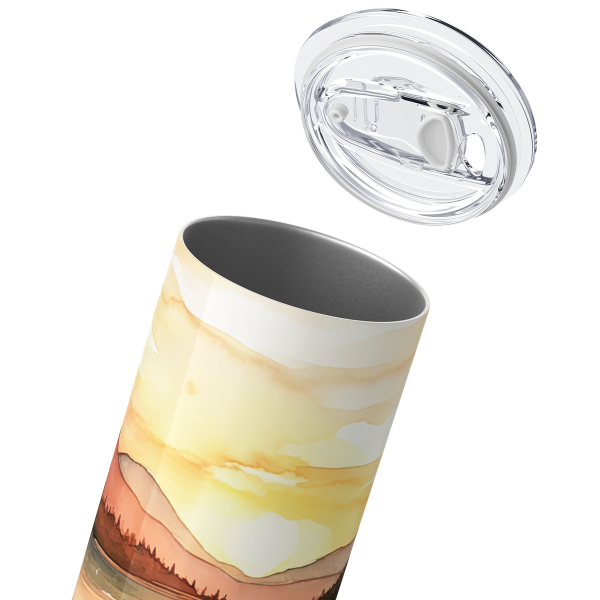 Lake Life with Chairs 20oz Skinny Tumbler