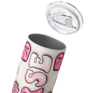 Nurse Pink Inflated Balloon 20oz Skinny Tumbler