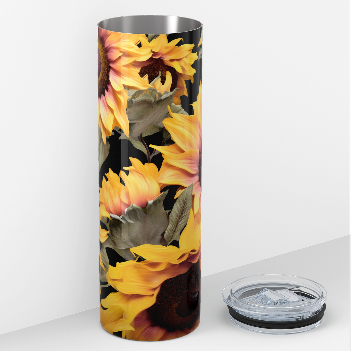Sunflowers Blooming 20oz Skinny Tumbler