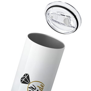 Mother of the Bride with Diamond 20oz Skinny Tumbler