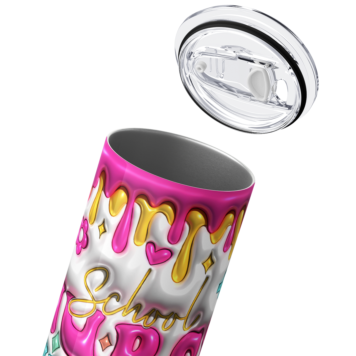 School Nurse Nurse Inflated 20oz Skinny Tumbler
