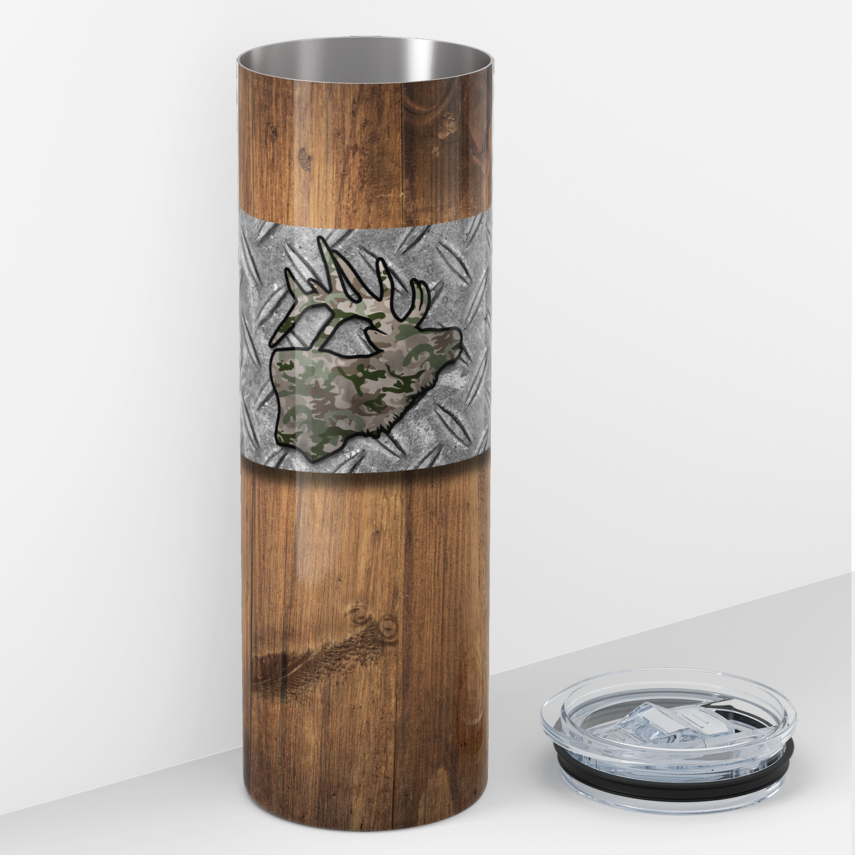 Elk Hunting 20oz Skinny Tumbler