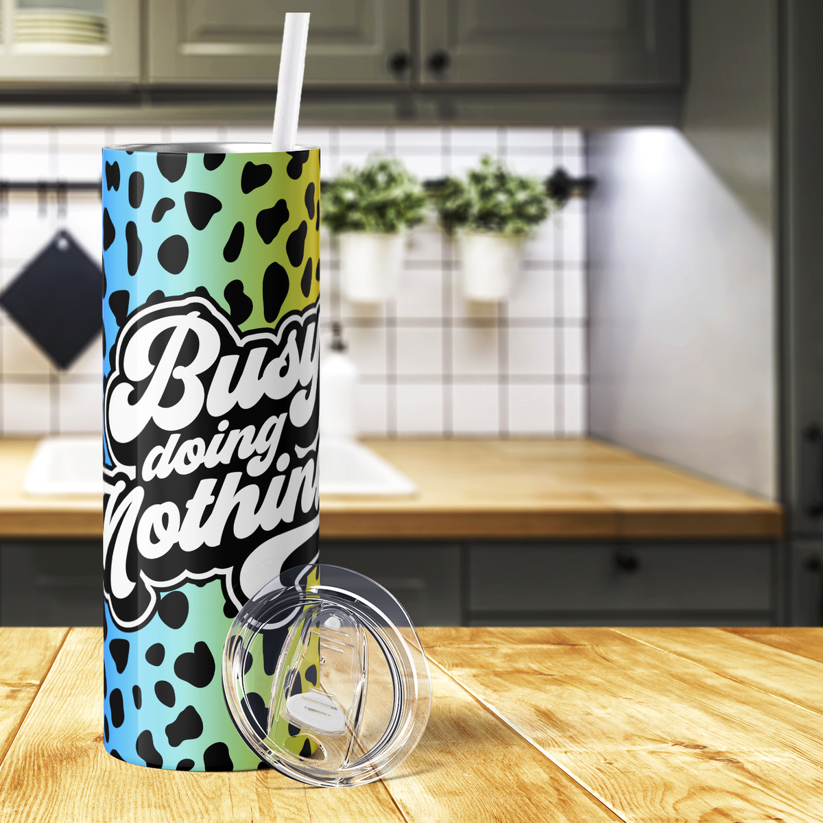 Busy Doing Nothing 20oz Skinny Tumbler
