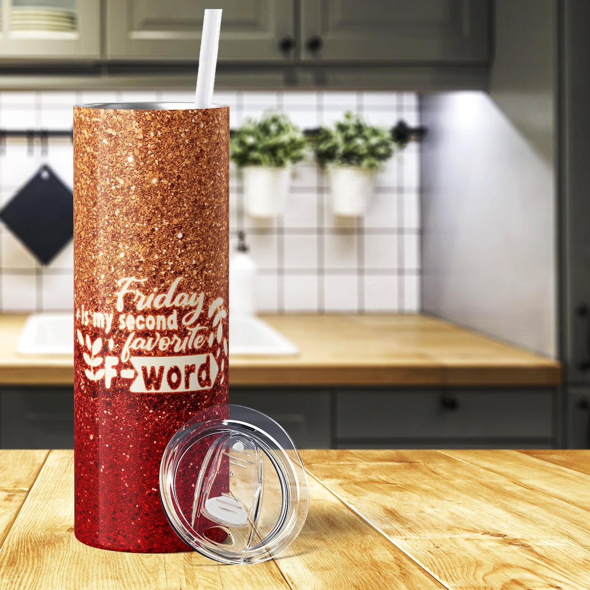 Friday is my Second Favorite Word 20oz Skinny Tumbler