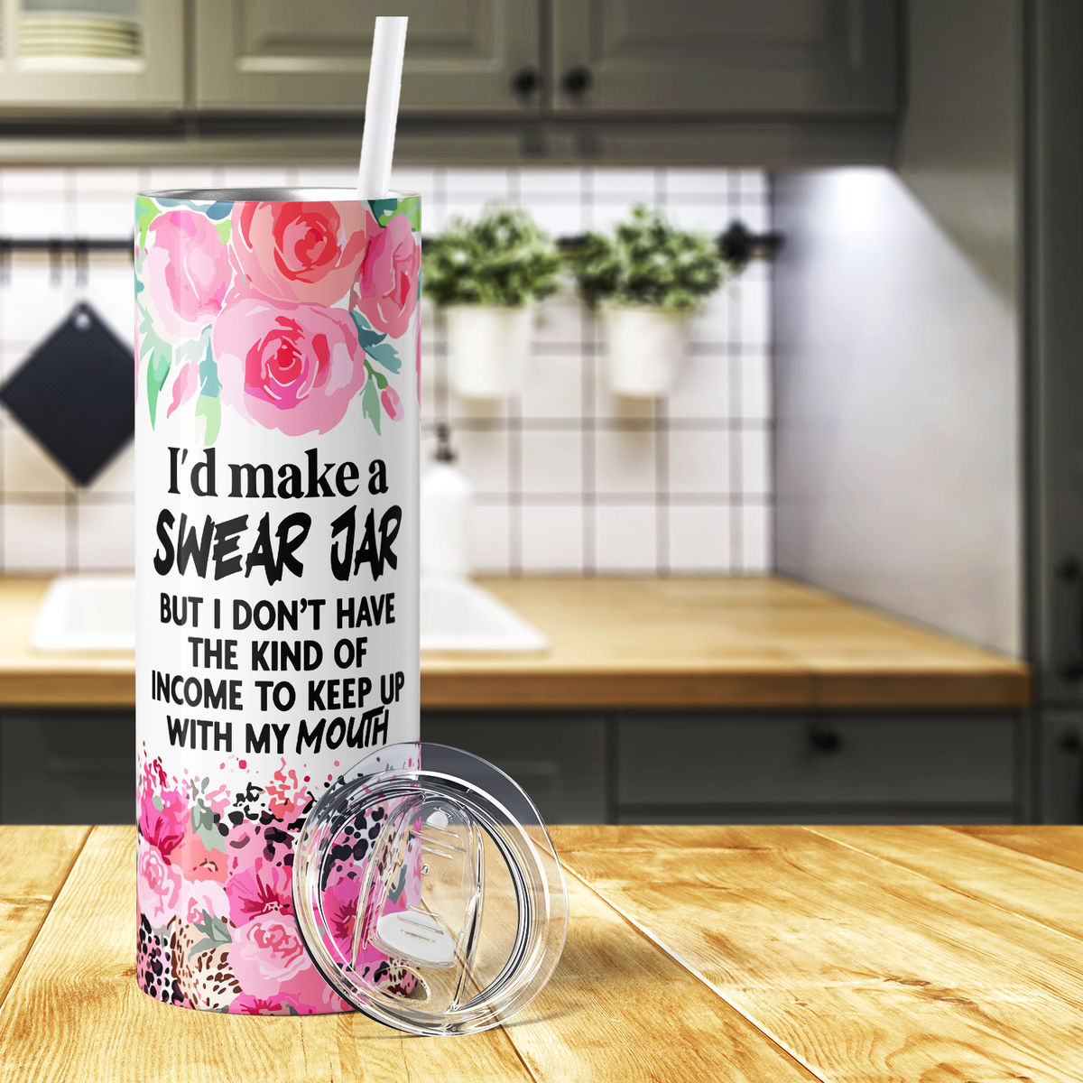 I'd Make A Swear Jar 20oz Skinny Tumbler