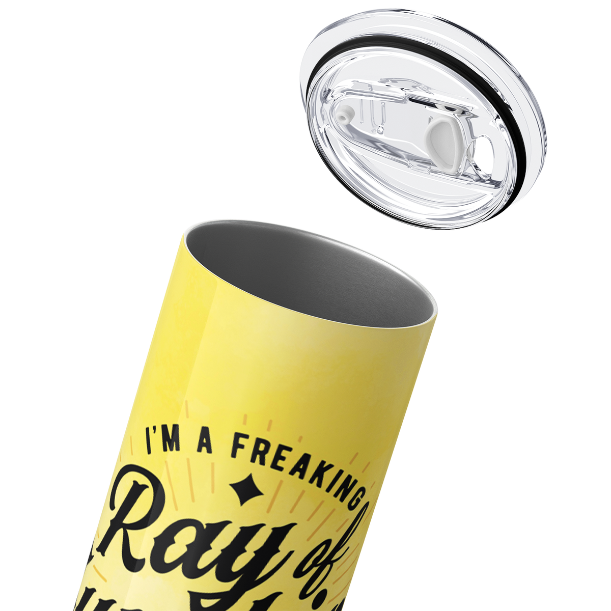 I'm a Freaking Ray of Sunshine 20oz Skinny Tumbler