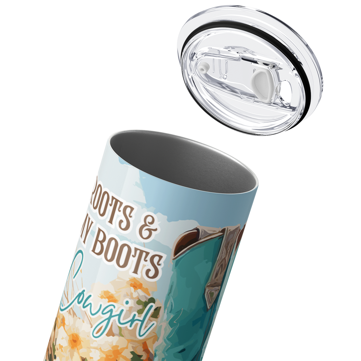 Coastal Cowgirl 20oz Skinny Tumbler