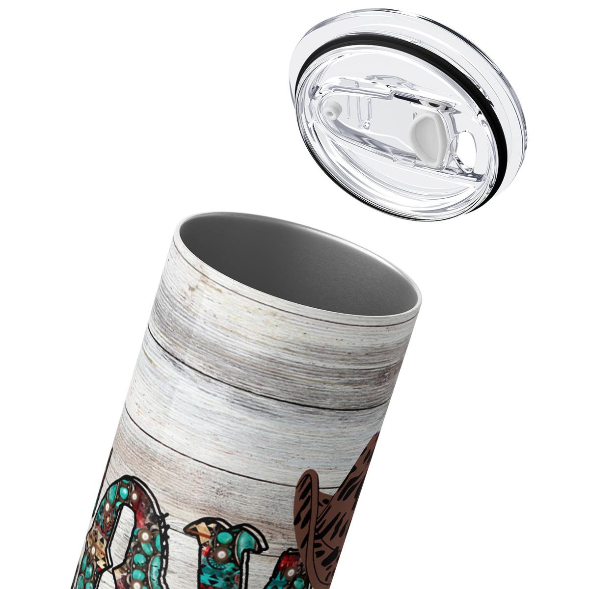 Cowgirl Hat 20oz Skinny Tumbler