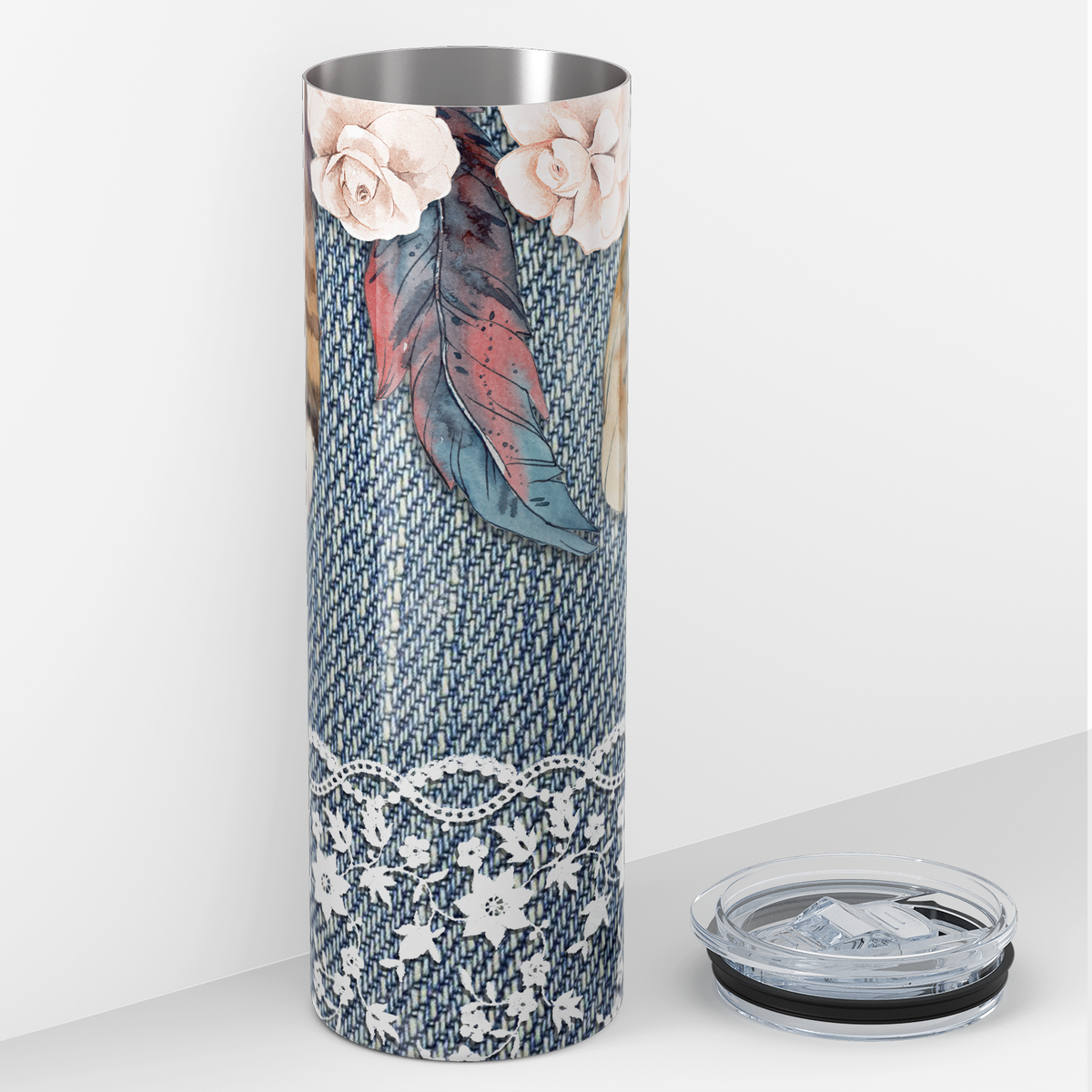 Cowgirl Jeans 20oz Skinny Tumbler