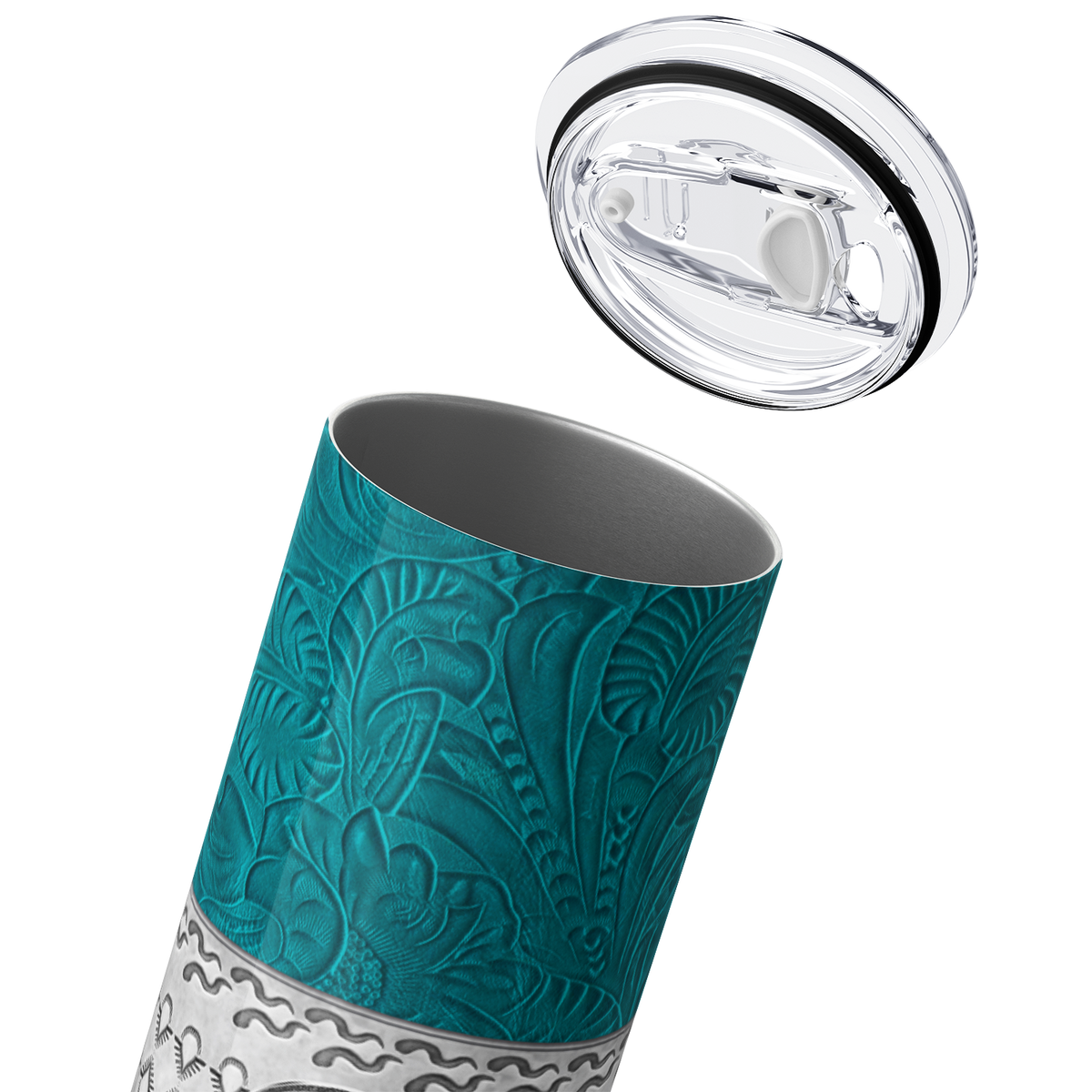 Half Cowhide Pattern 20oz Skinny Tumbler