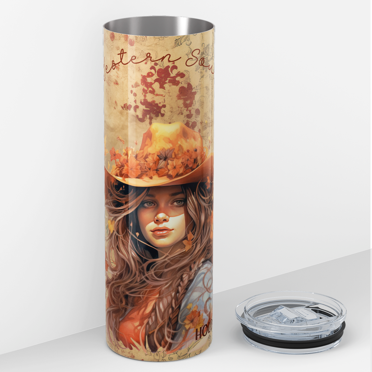 Yeehaw Cowgirl Western Soul 20oz Skinny Tumbler