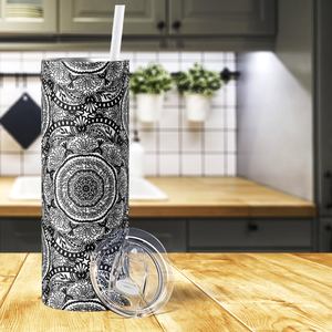 Cuss Words Mandala 20oz Skinny Tumbler