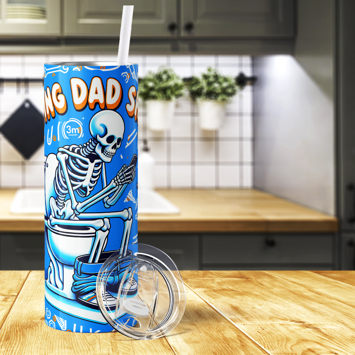 Doing Dad Shit 20oz Skinny Tumbler