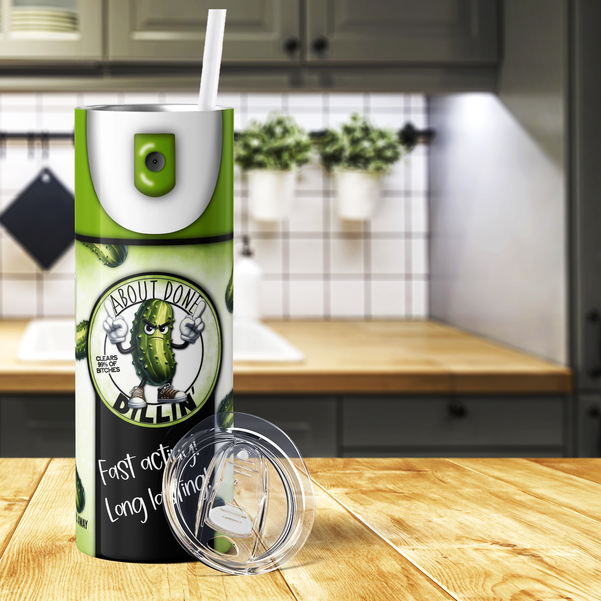 Done Dillin Spray 20oz Skinny Tumbler