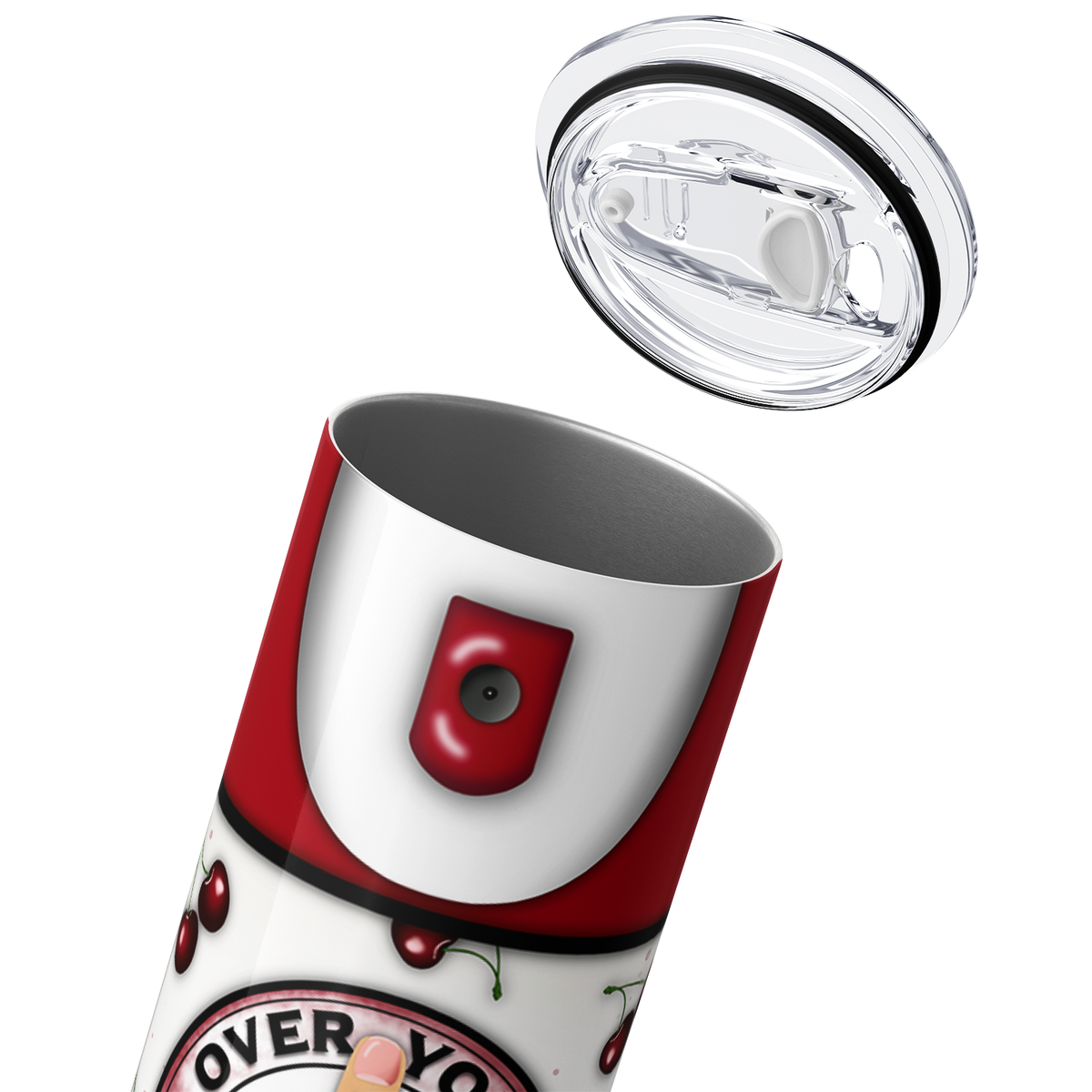 Over Your Shit Spray 20oz Skinny Tumbler