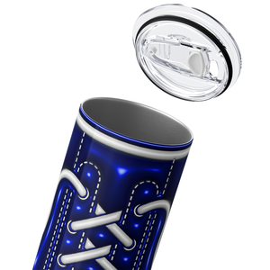 Blue Inflated Star Shoes 20oz Skinny Tumbler