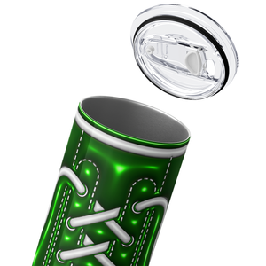 Green Inflated Star Shoes 20oz Skinny Tumbler