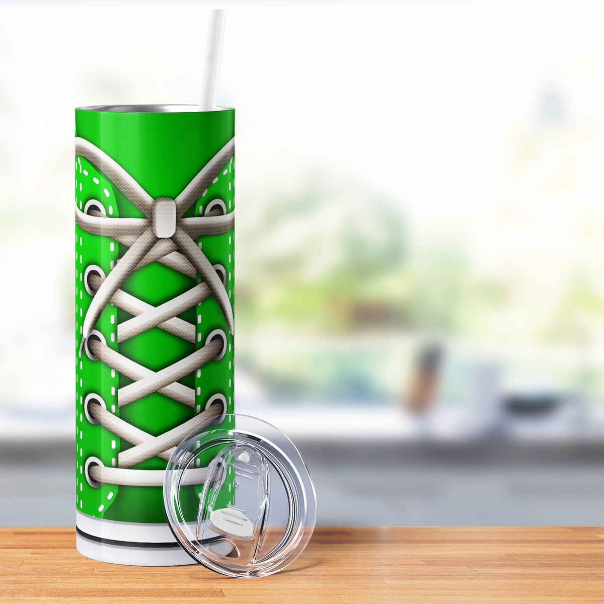 Green Sneakers 20oz Skinny Tumbler