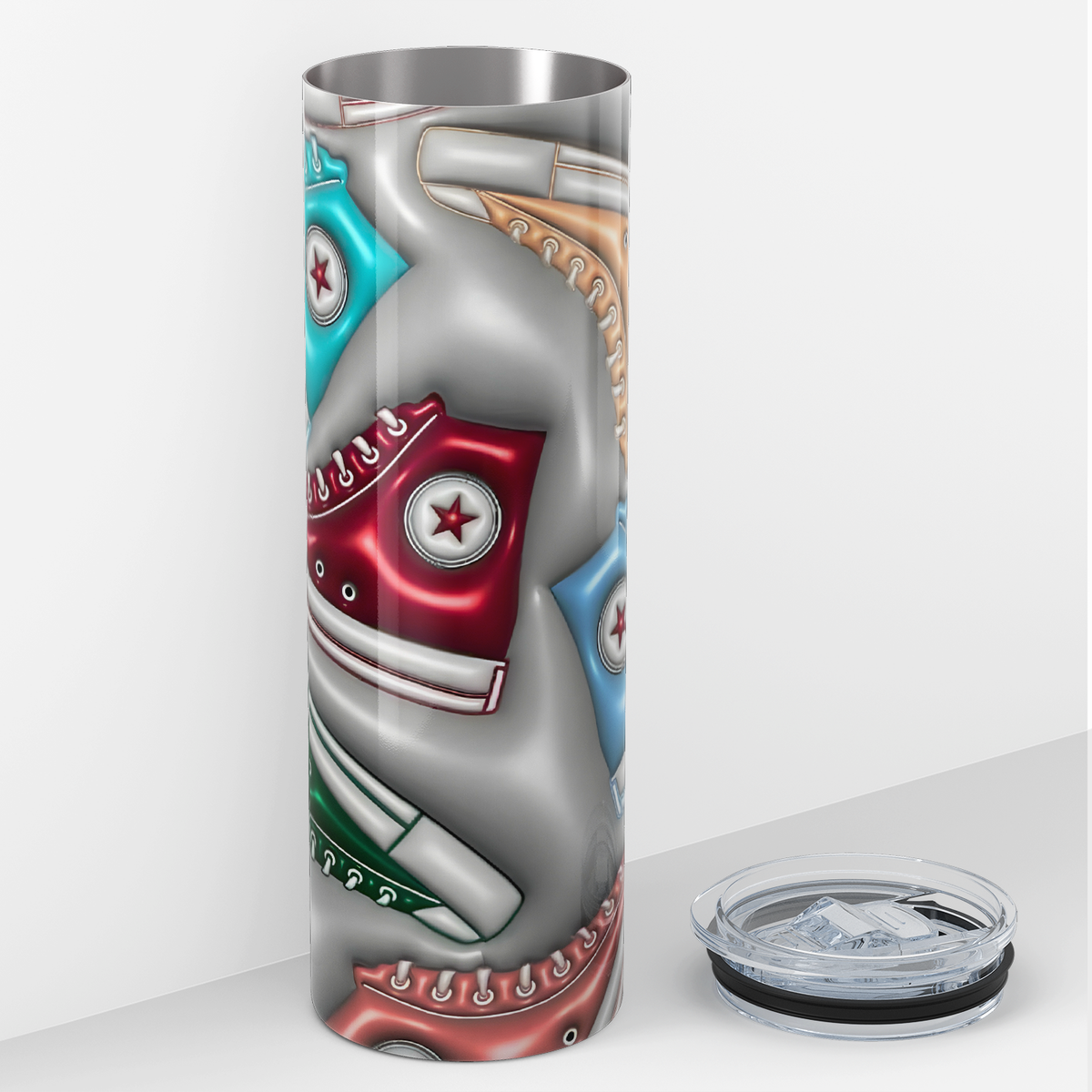 High Cut Chucks 20oz Skinny Tumbler