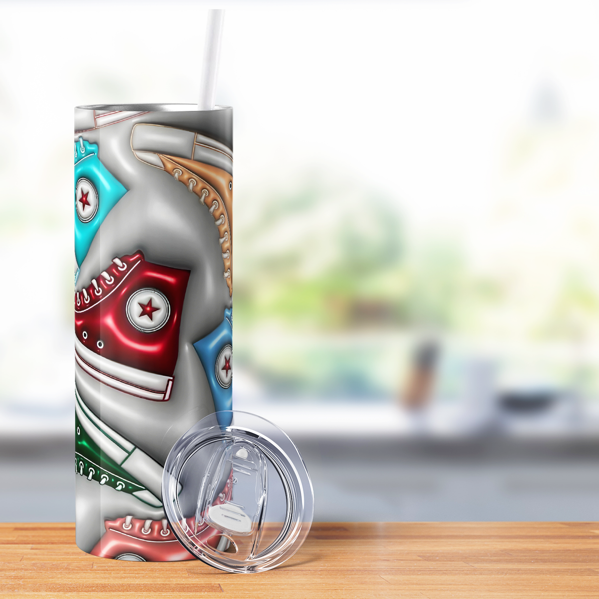 High Cut Chucks 20oz Skinny Tumbler