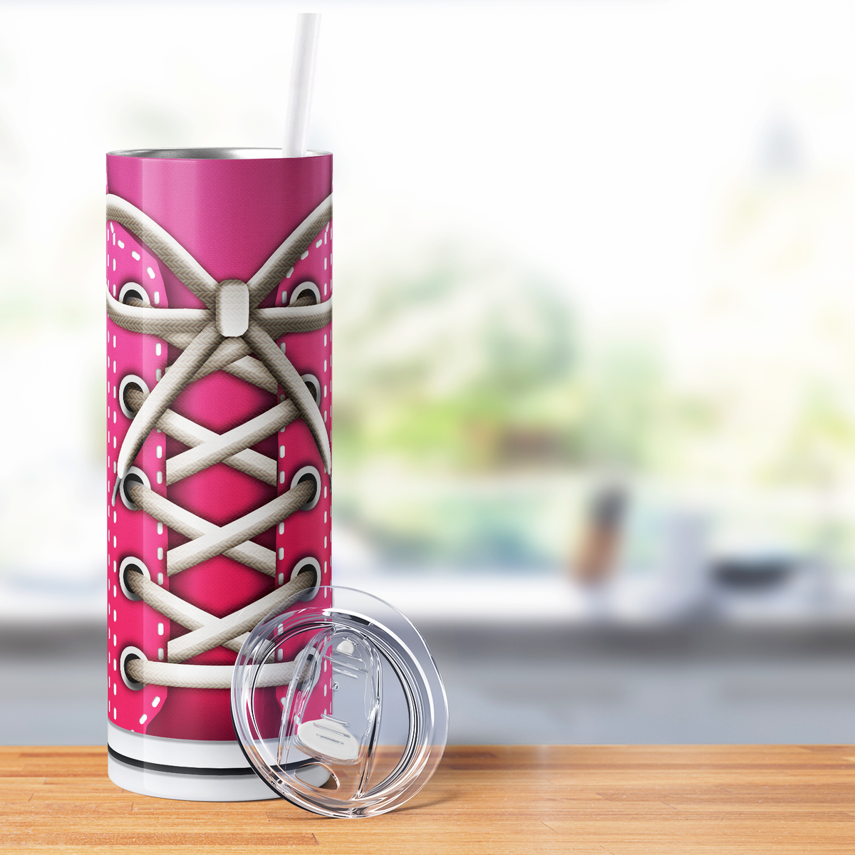 Pink Sneakers 20oz Skinny Tumbler
