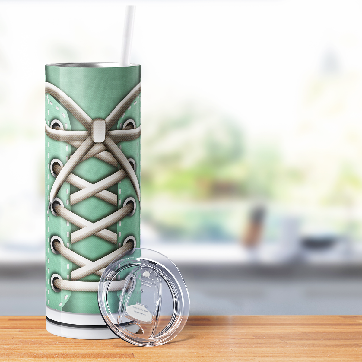 Seafoam Sneakers 20oz Skinny Tumbler
