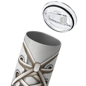 White Sneakers 20oz Skinny Tumbler