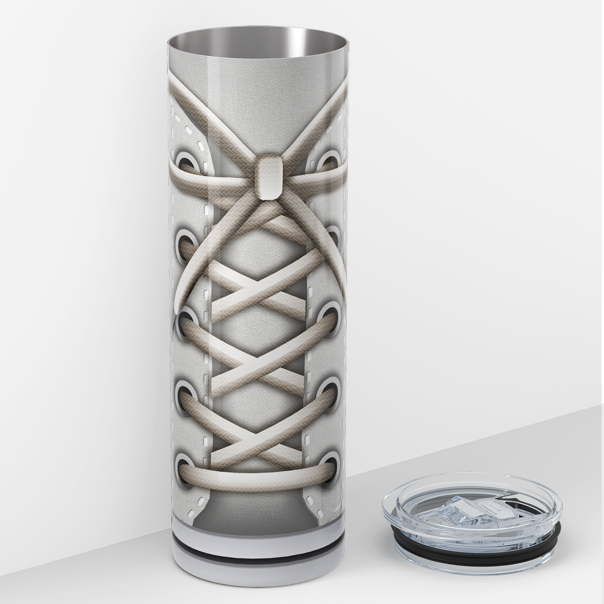 White Sneakers 20oz Skinny Tumbler