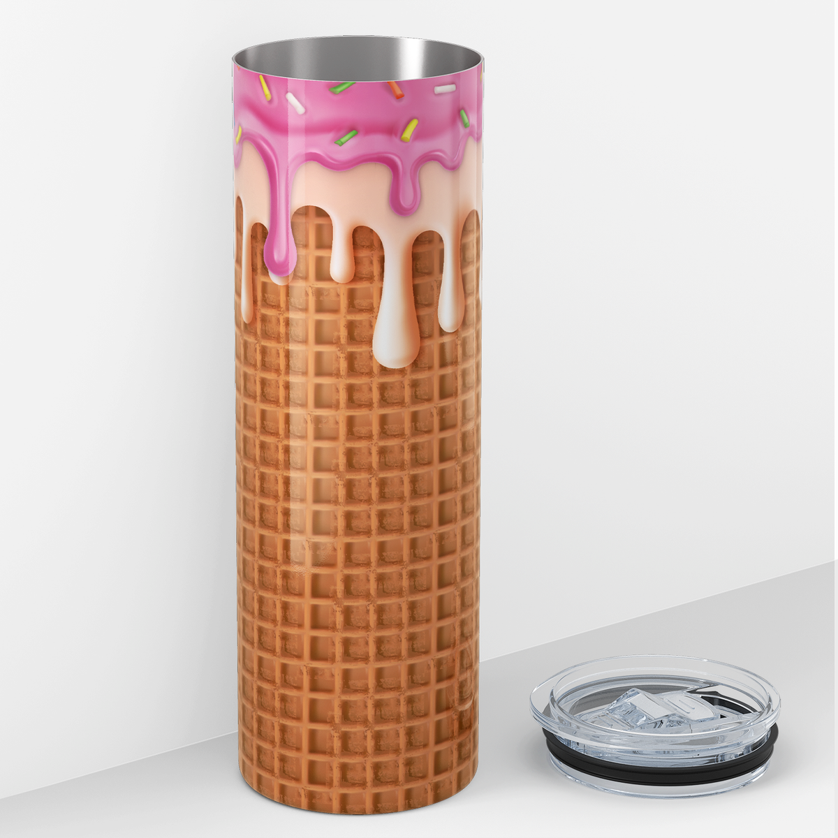 Donut Dripping Waffle 20oz Skinny Tumbler
