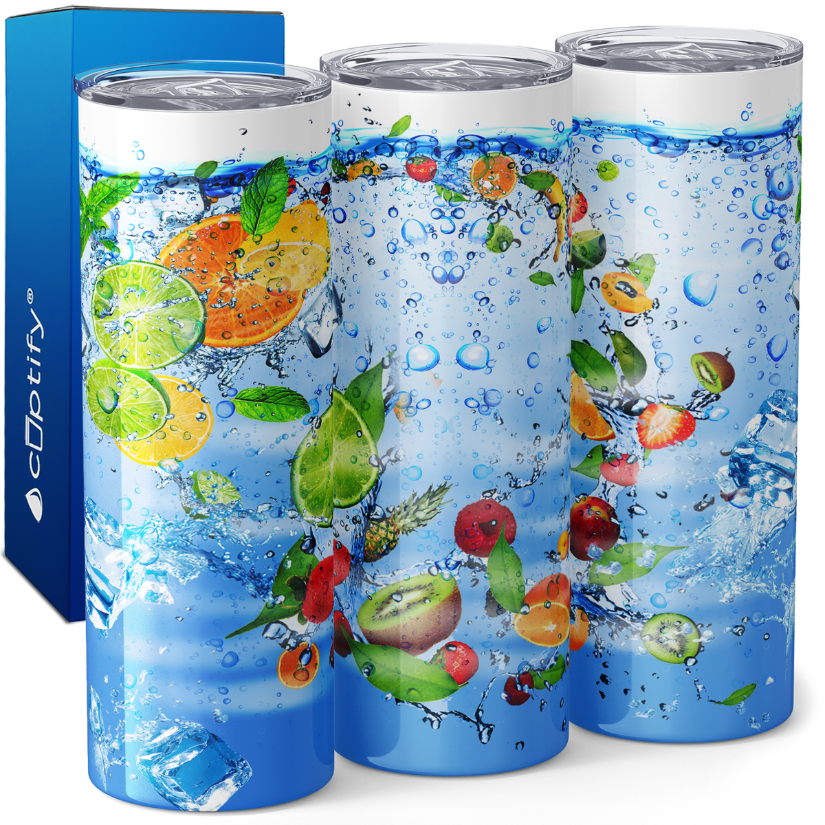 Fruit Cocktails 20oz Skinny Tumbler