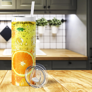 Orange Cocktail 20oz Skinny Tumbler