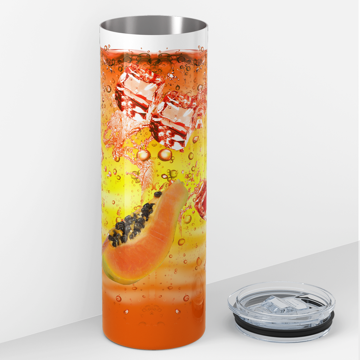 Orange Papaya Cocktail 20oz Skinny Tumbler