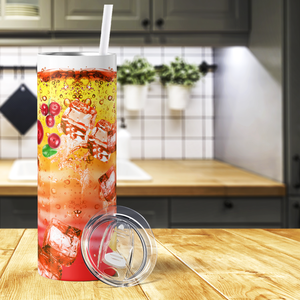 Pineapple Berry Cocktail 20oz Skinny Tumbler