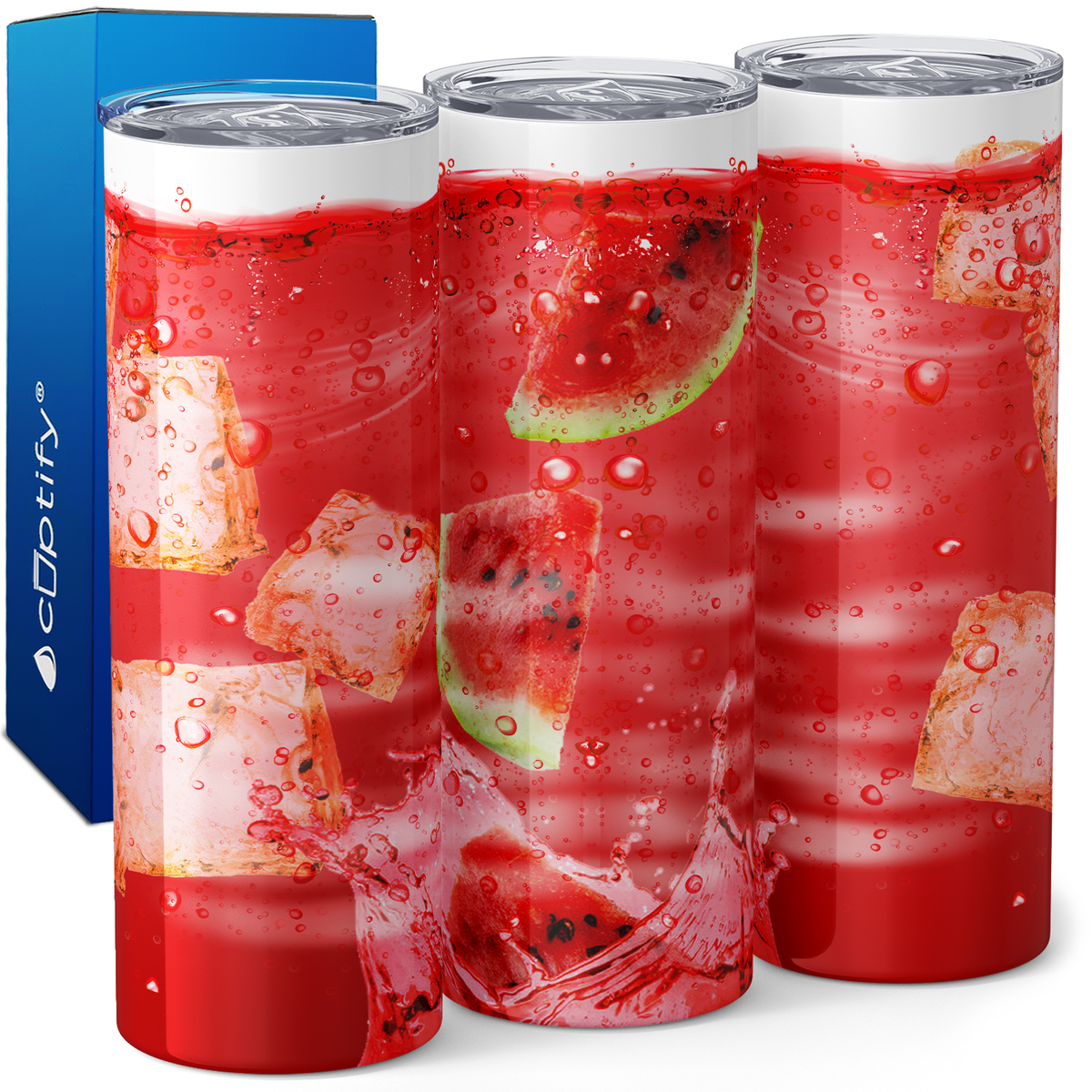 Watermelon Cocktail 20oz Skinny Tumbler