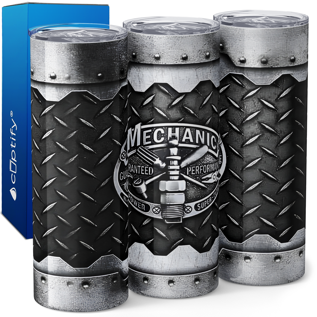 Mechanic Guaranteed Performance 20oz Skinny Tumbler