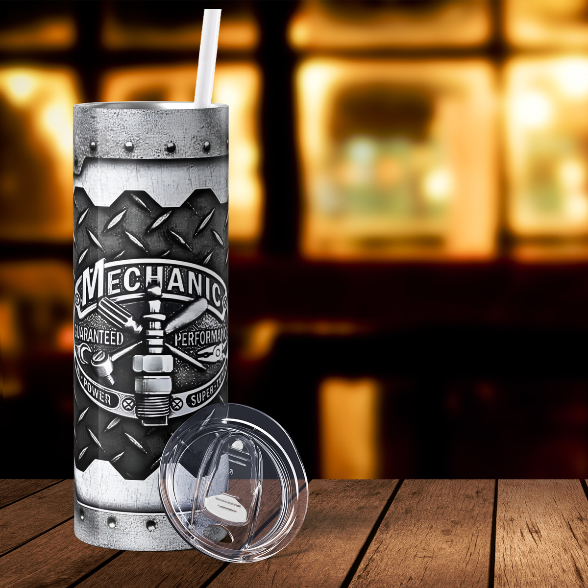Mechanic Guaranteed Performance 20oz Skinny Tumbler