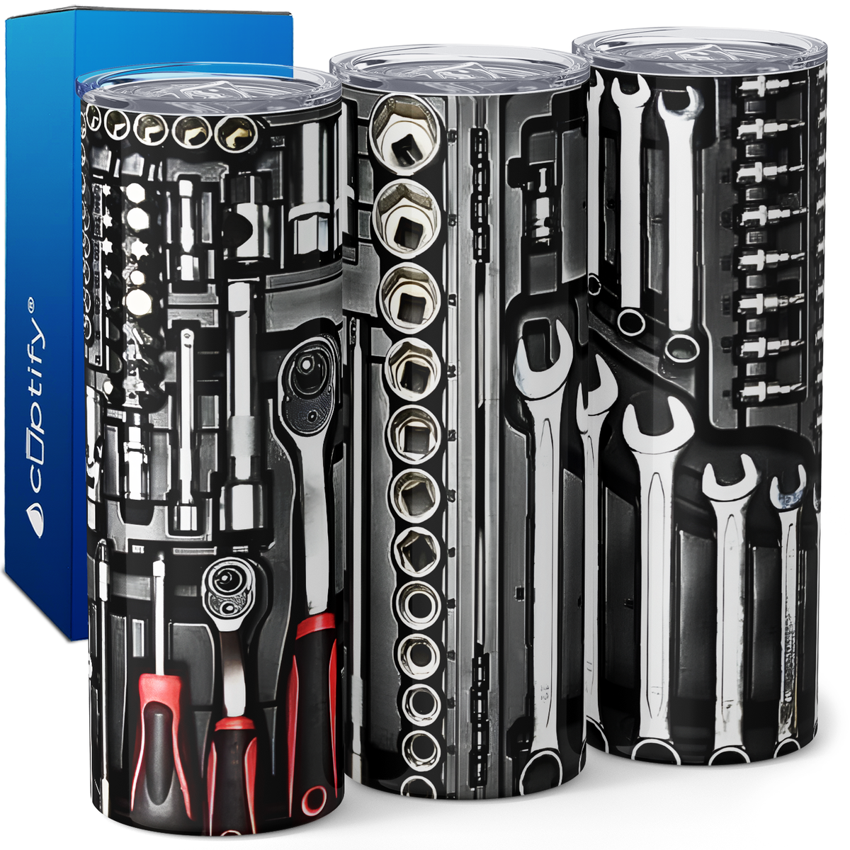 Mechanic Tools 20oz Skinny Tumbler