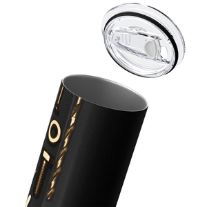 Personalized Gold Repair Tools 20oz Skinny Tumbler