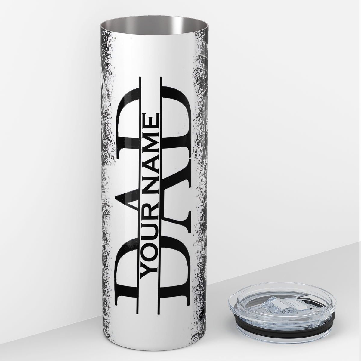 Personalized Mechanic Dad 20oz Skinny Tumbler