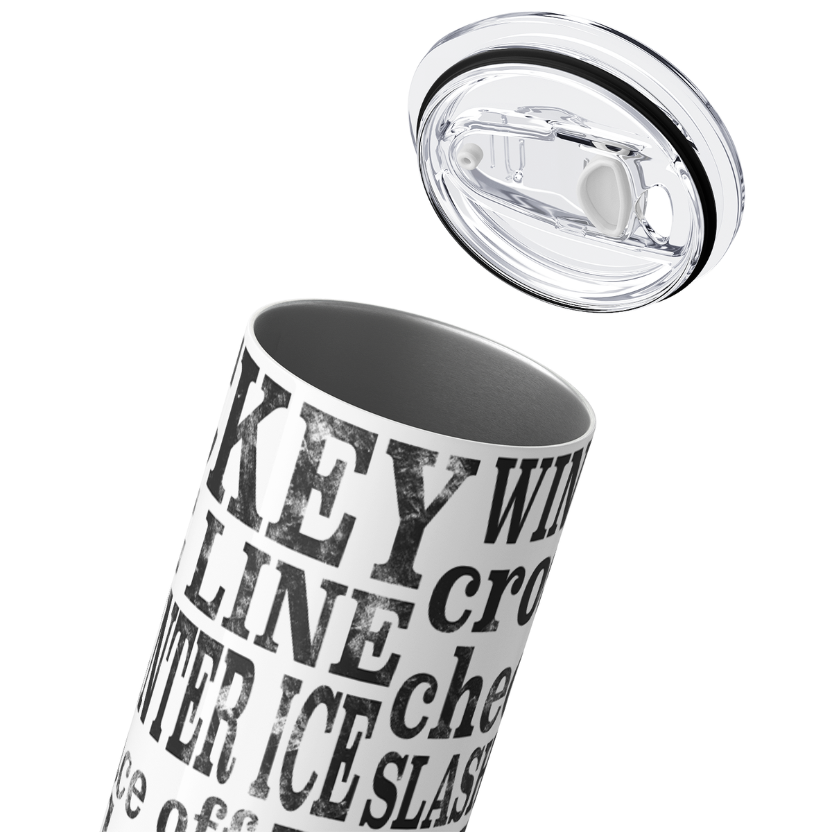 Hockey Words 20oz Skinny Tumbler