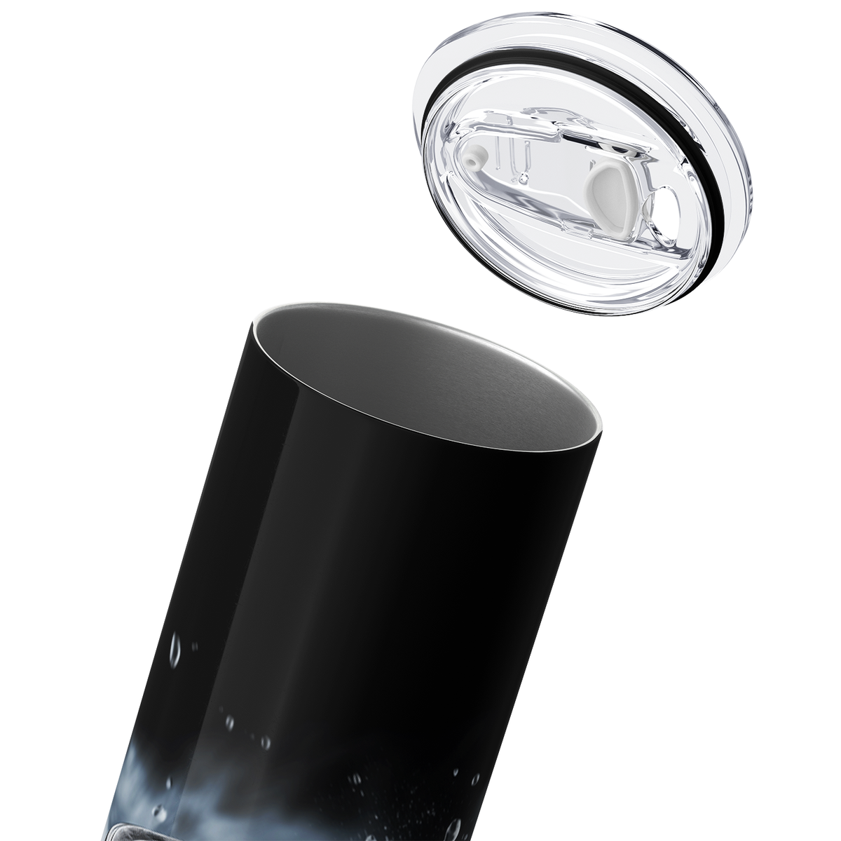 Ice Hockey Puck 20oz Skinny Tumbler