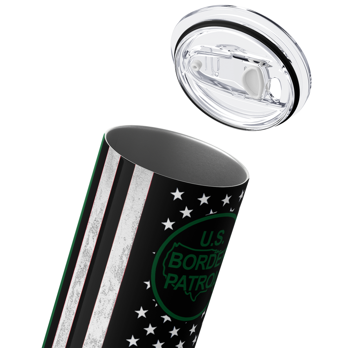 US Border Patrol 20oz Skinny Tumbler