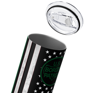 US Border Patrol 20oz Skinny Tumbler