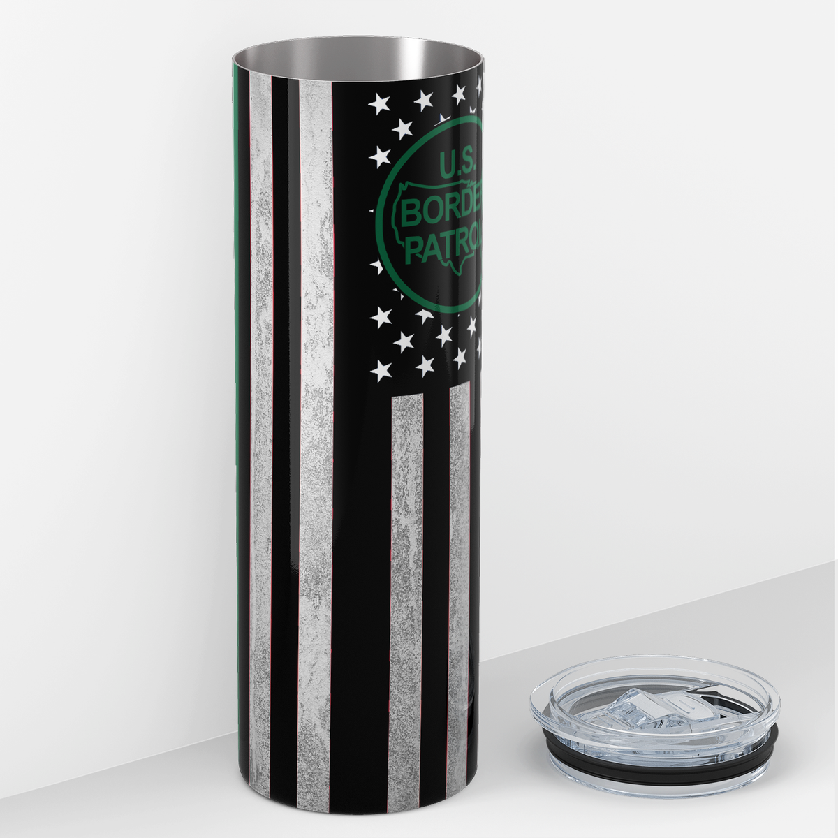 US Border Patrol 20oz Skinny Tumbler