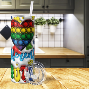 Different Is Beautiful 20oz Skinny Tumbler