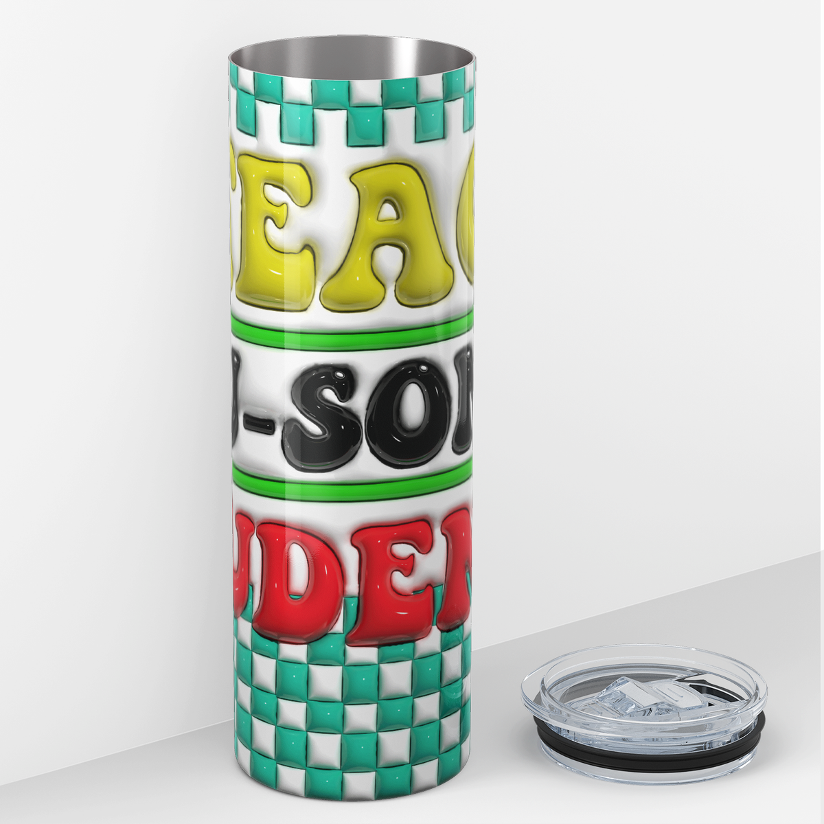 I Teach Au-Some Students 20oz Skinny Tumbler