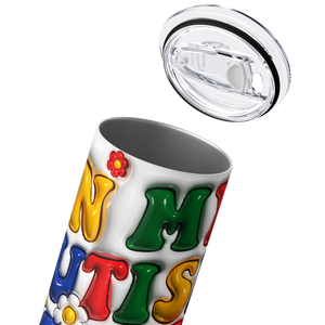 In My Autism Mom Era 20oz Skinny Tumbler