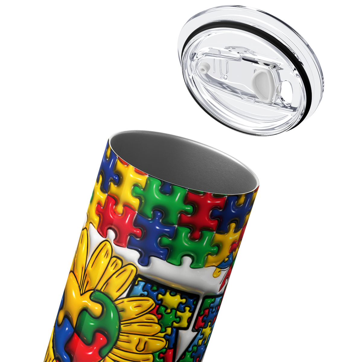 Love Needs No Words 20oz Skinny Tumbler