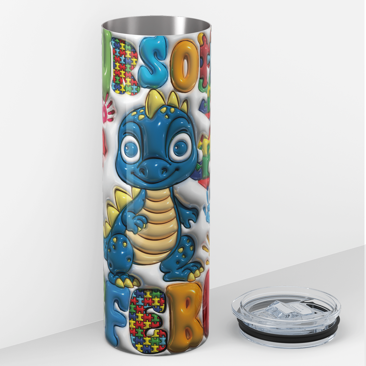 Rawrsomely Different 20oz Skinny Tumbler